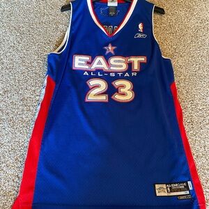 Vintage Reebok 2005 LEBRON JAMES #23 NBA All Star Game Jersey Size Large